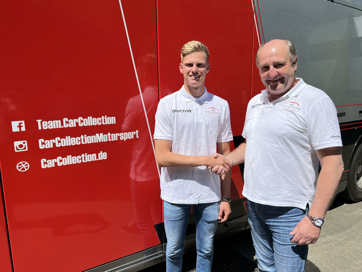 Leon Köhler verstärkt das Team Car Collection Motorsport für den Rest der Saison 2022 in der Nürburgring Langstrecken-Serie