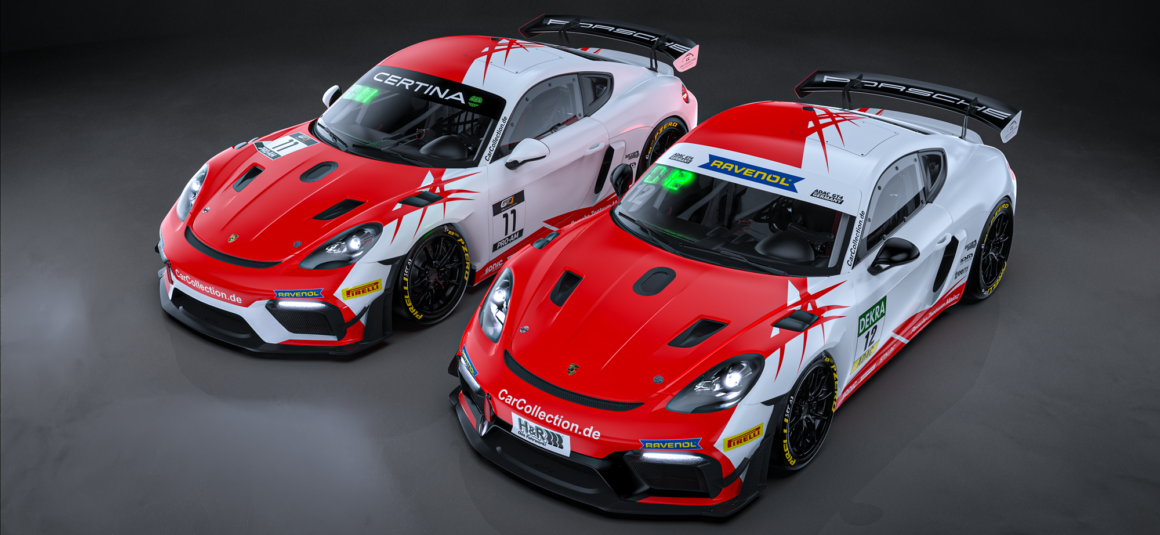 EN:  Two new Porsche 718 Cayman RS CS for Car Collection Motorsport and the 2023 season!