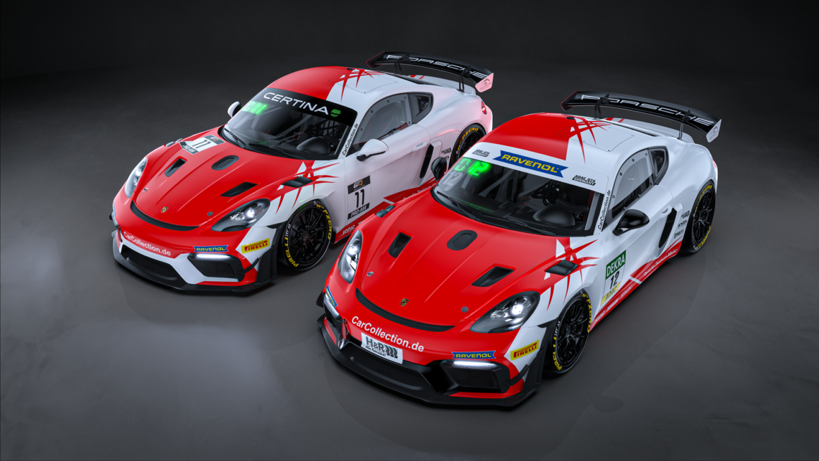 EN:  Two new Porsche 718 Cayman RS CS for Car Collection Motorsport and the 2023 season!